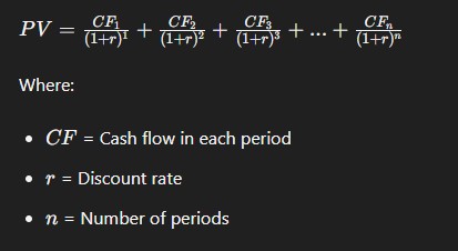 Calculate the present