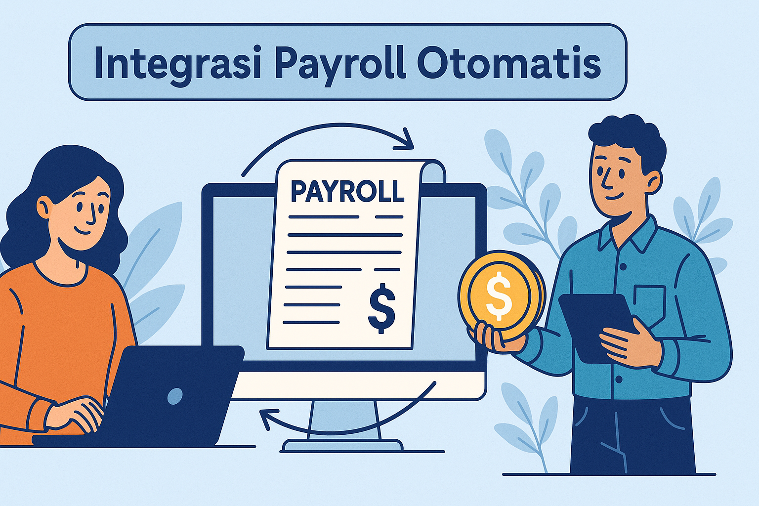 Integrasi payroll otomatis